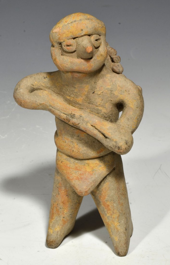Pre Columbian Colima Fine Pottery Ocarina Whistle Warrior (1 of 6)