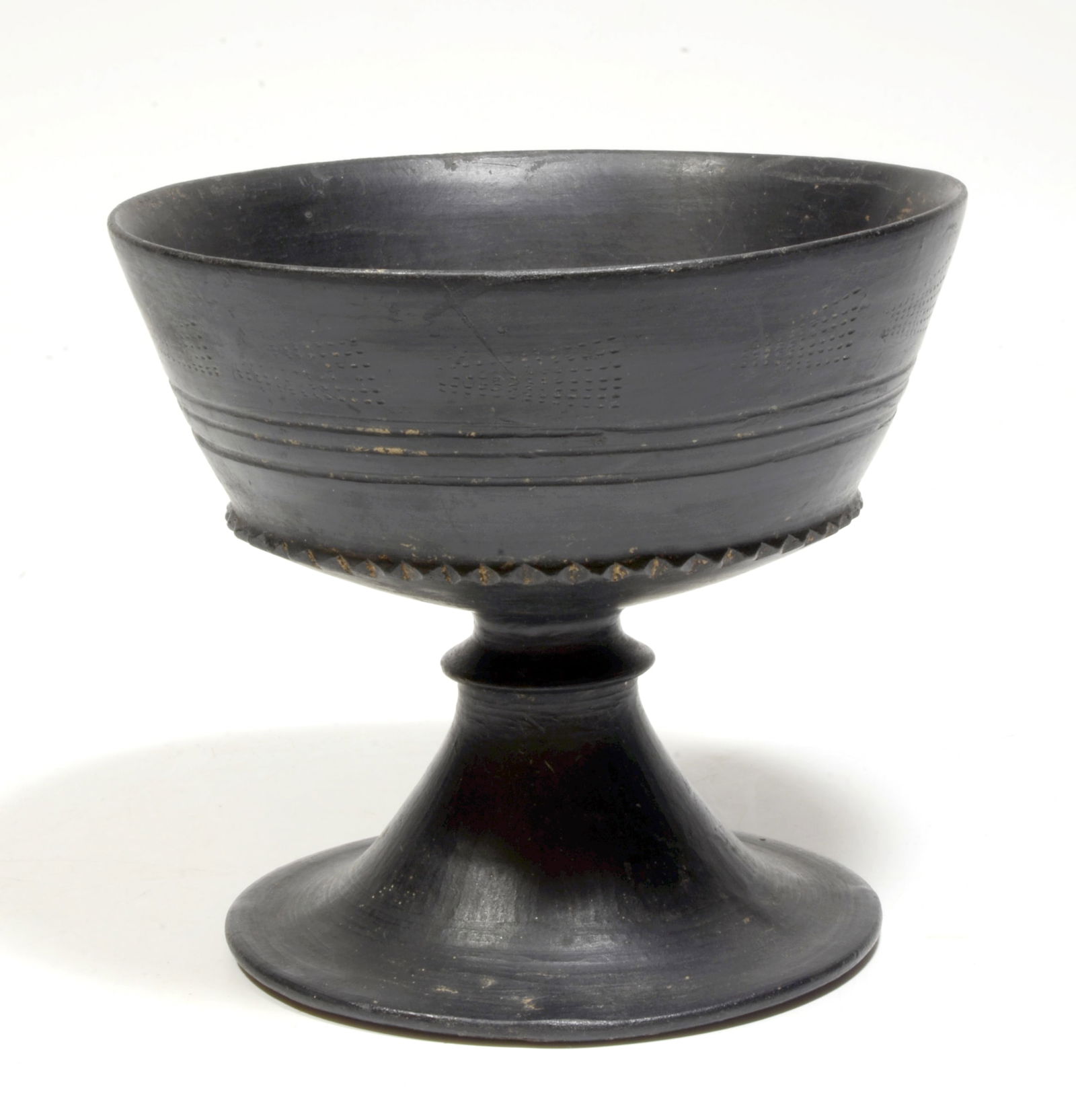 Etruscan Bucchero Ware Chalice (1 of 3)