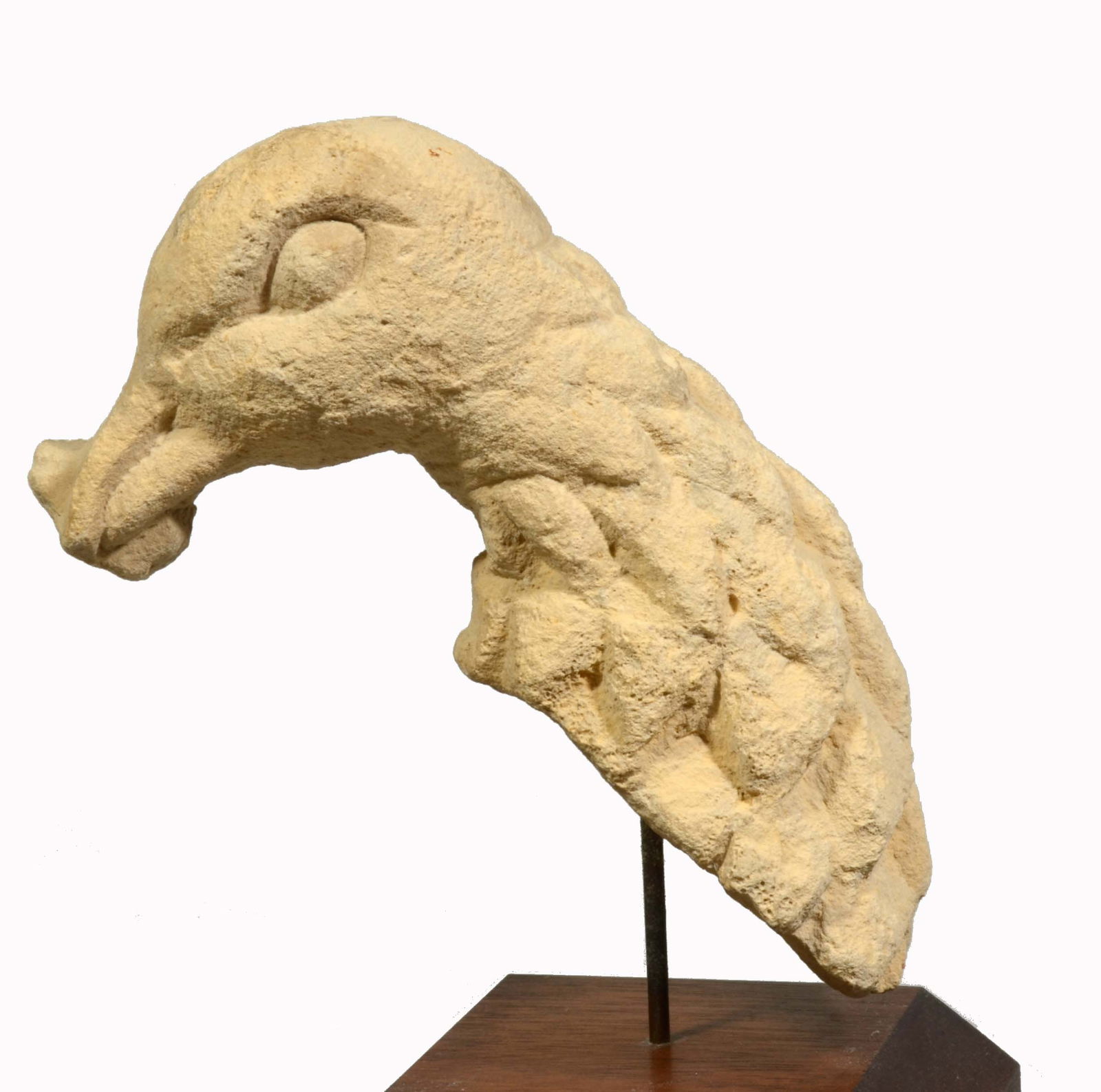 Roman Limestone Bust of a Bird (1 of 4)