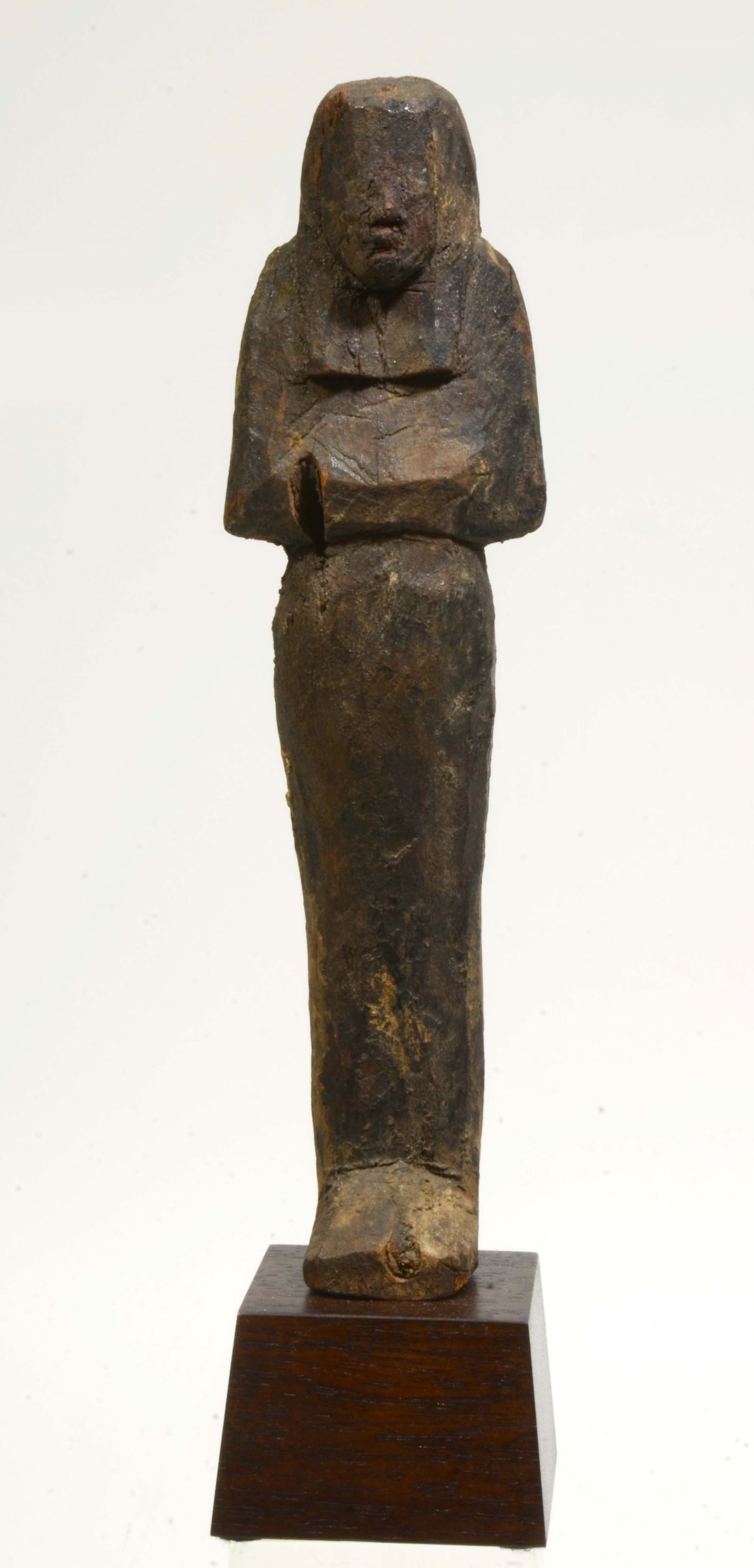 Egyptian Wood Carved Magical Tomb Servant Ushabti Figure (1 of 5)