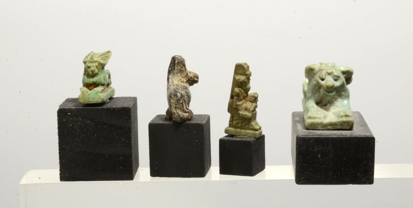Lot of 4 Ancient Egyptian Faience Amulets (1 of 4)