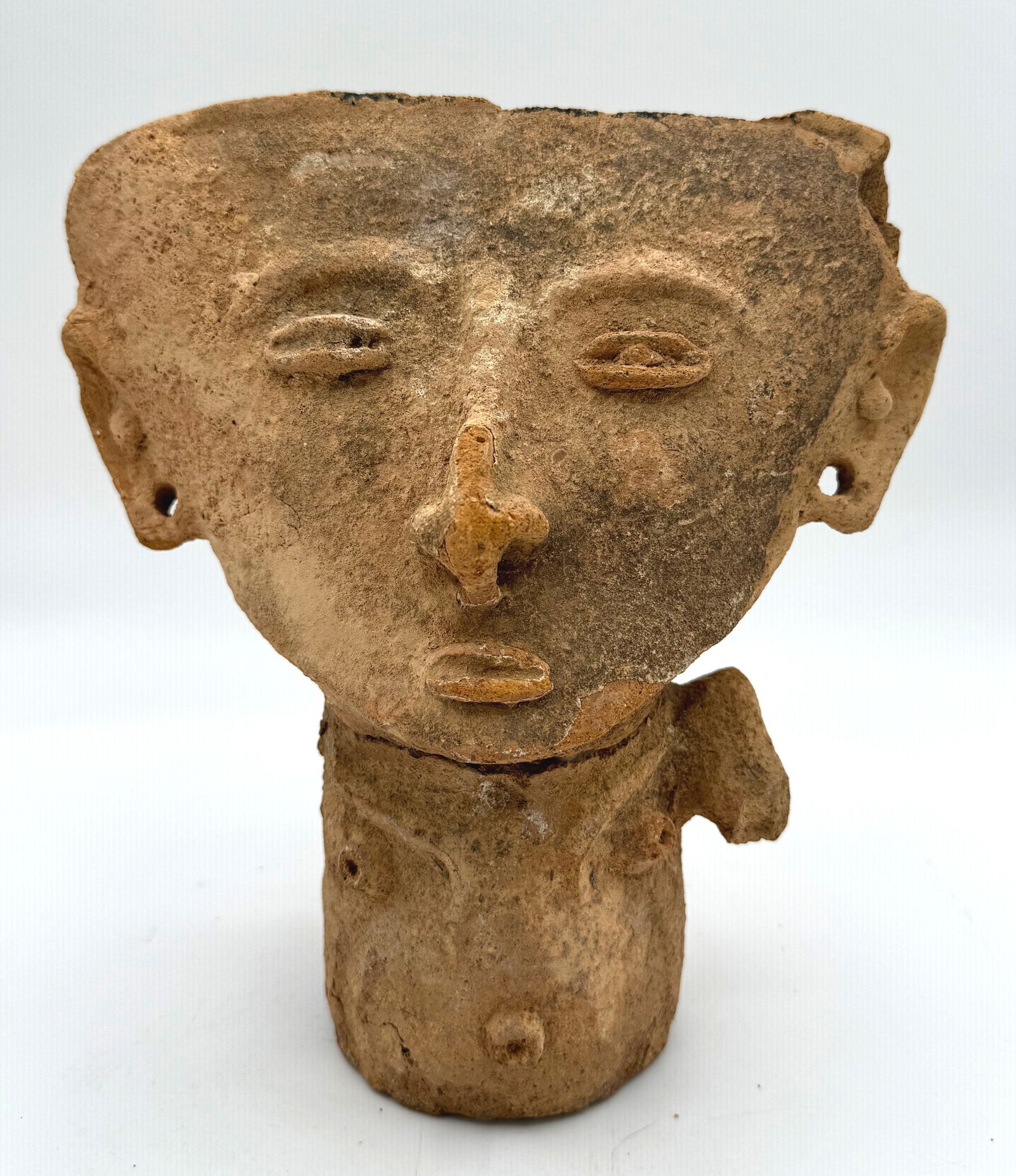 Rio Magdelena Pottery Effigy Bust from Colombia (1 of 4)