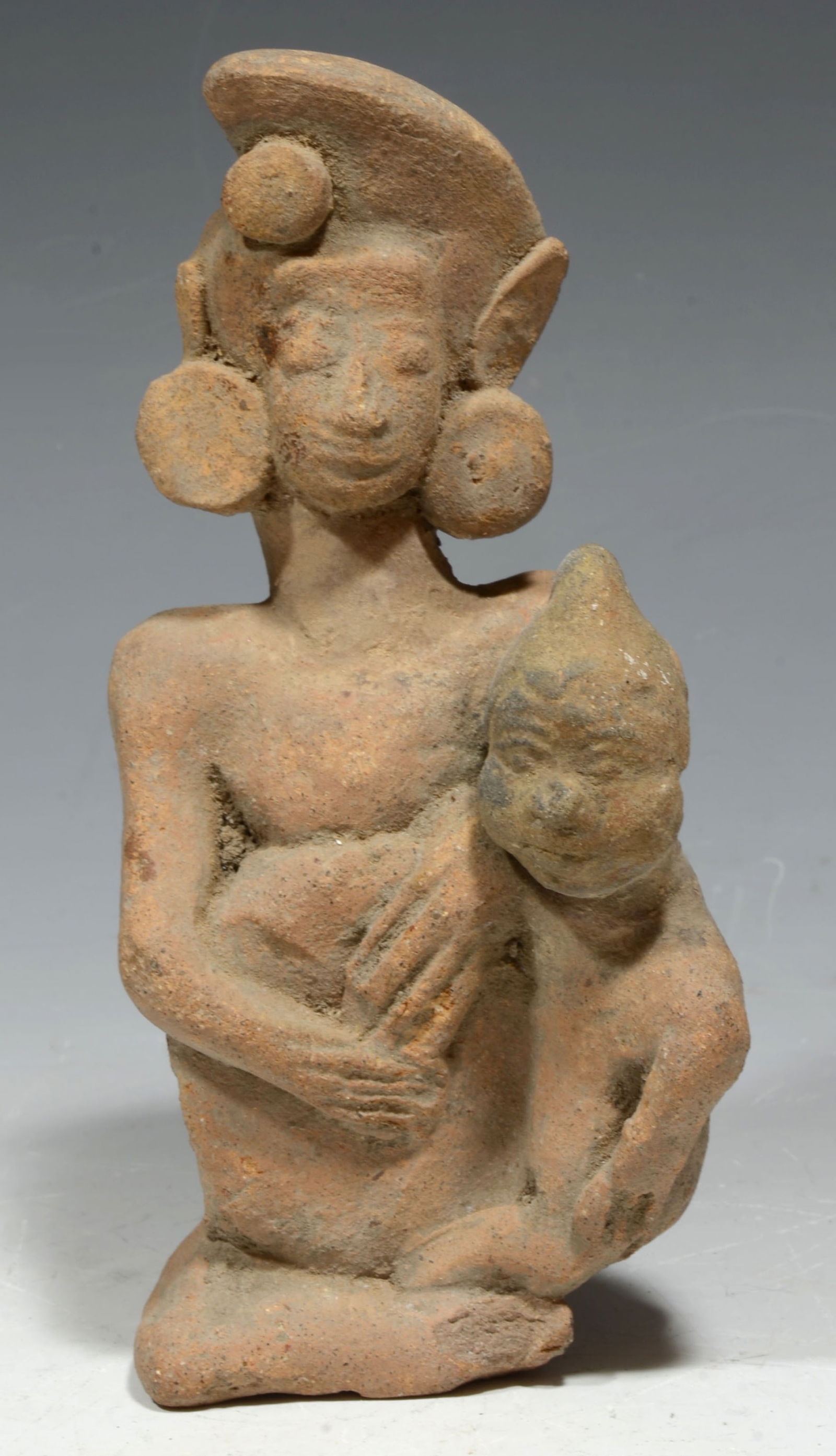 Indonesian Majapahit Pottery Mother and Child (1 of 3)