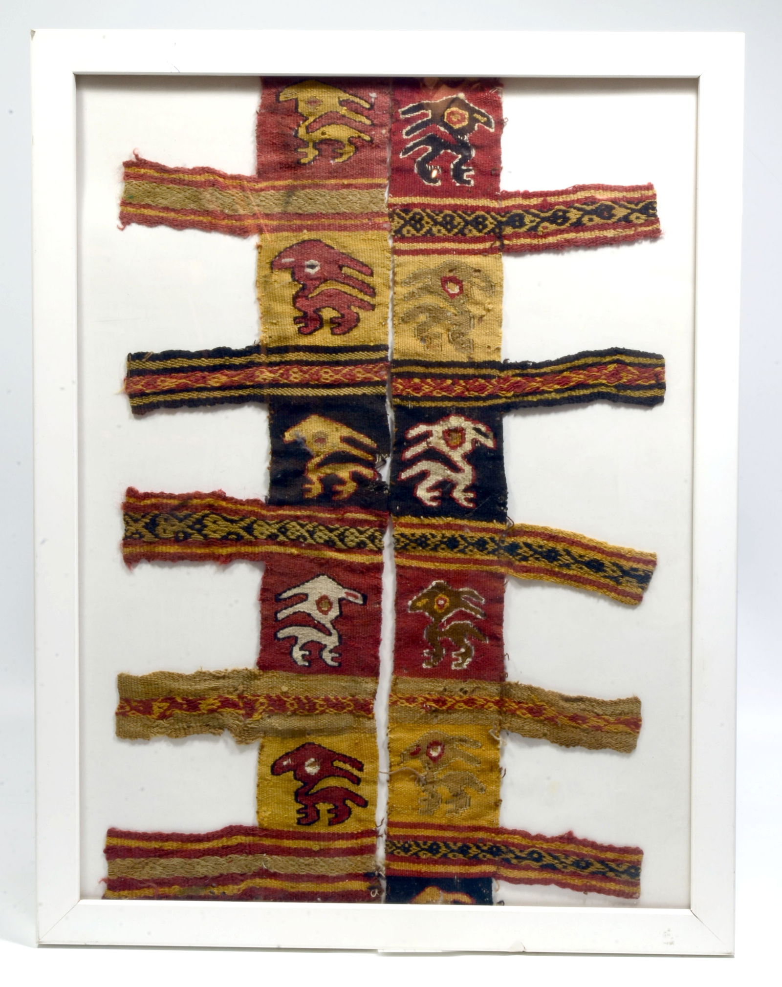 Pre Columbian Chimu Colorful Textile Strips (2) (1 of 3)