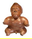 Pre-Columbian Colima Fine Hunchback Dwarf Effigy Figure