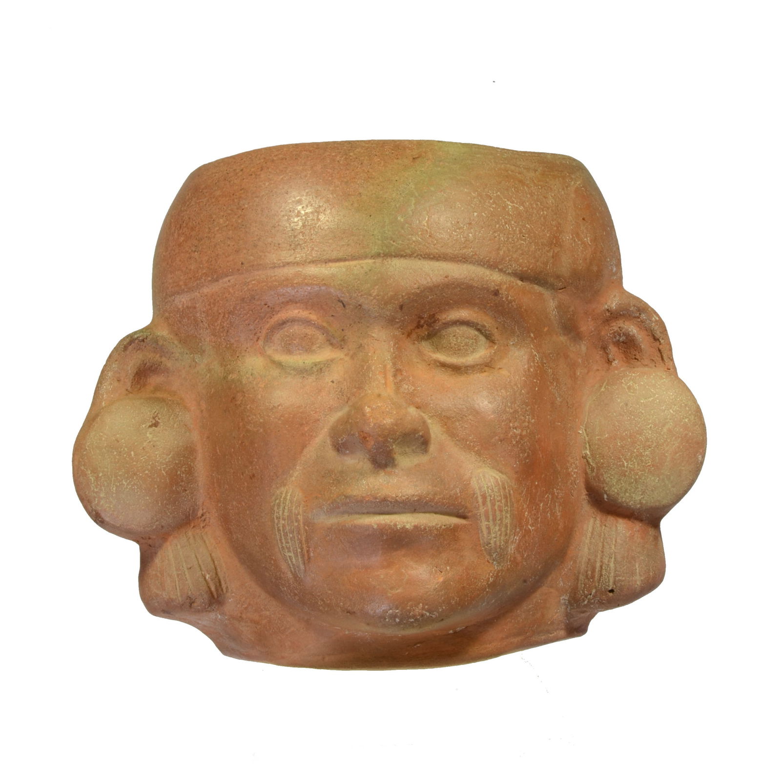 Moche Pottery Portrait Head Vessel (1 of 8)