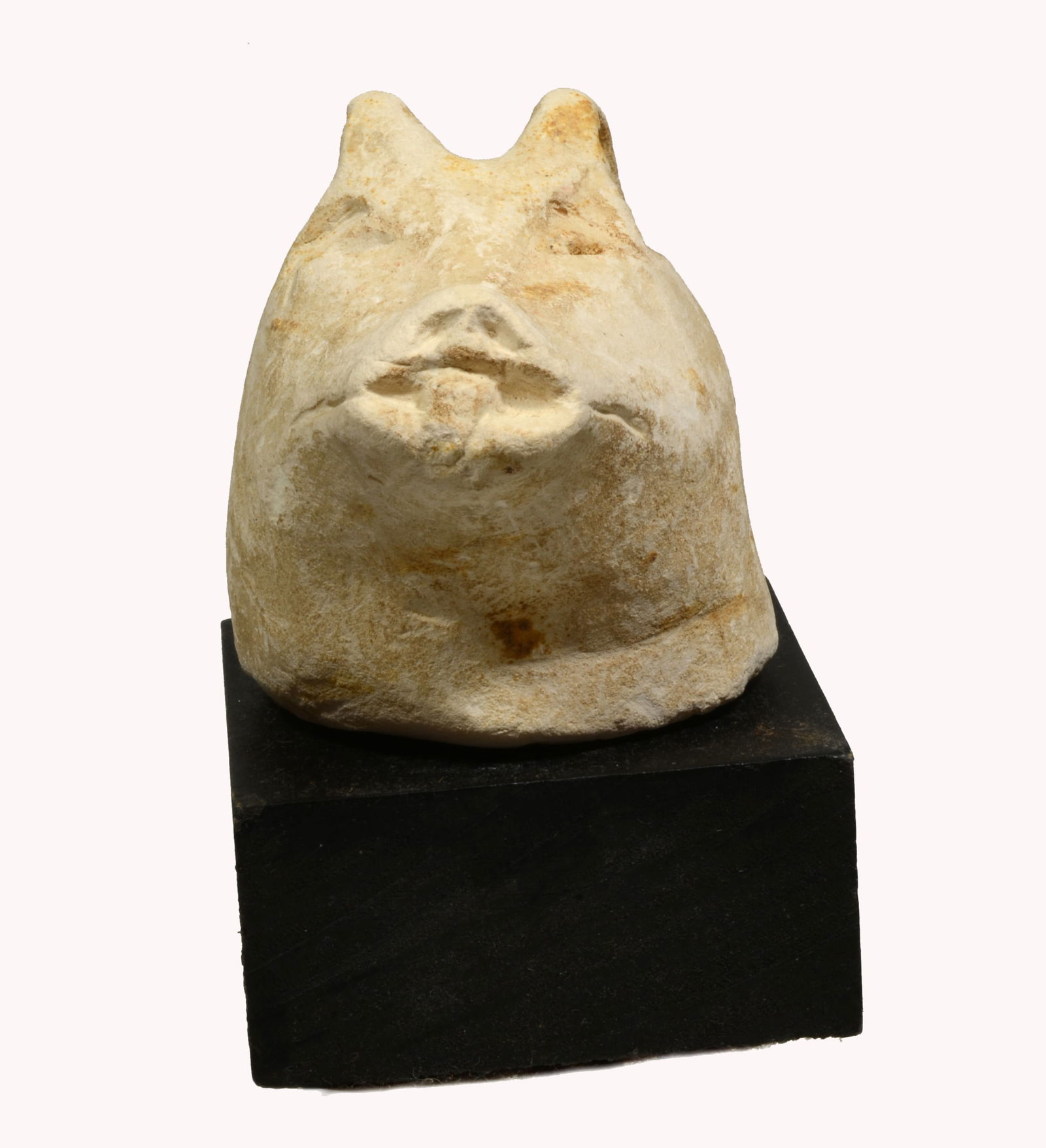 Egyptian Pre Dynastic Limestone Head of Anubis (1 of 7)