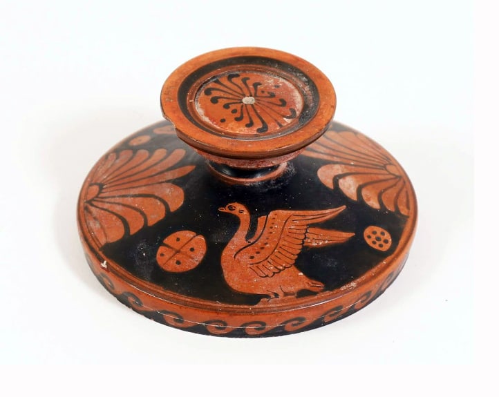 Apulian Red Figure Lekanis Lid (1 of 7)
