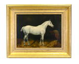 Fine antique equestrian painting-- "Titmouse" by George Paice (British 1854-1925)
