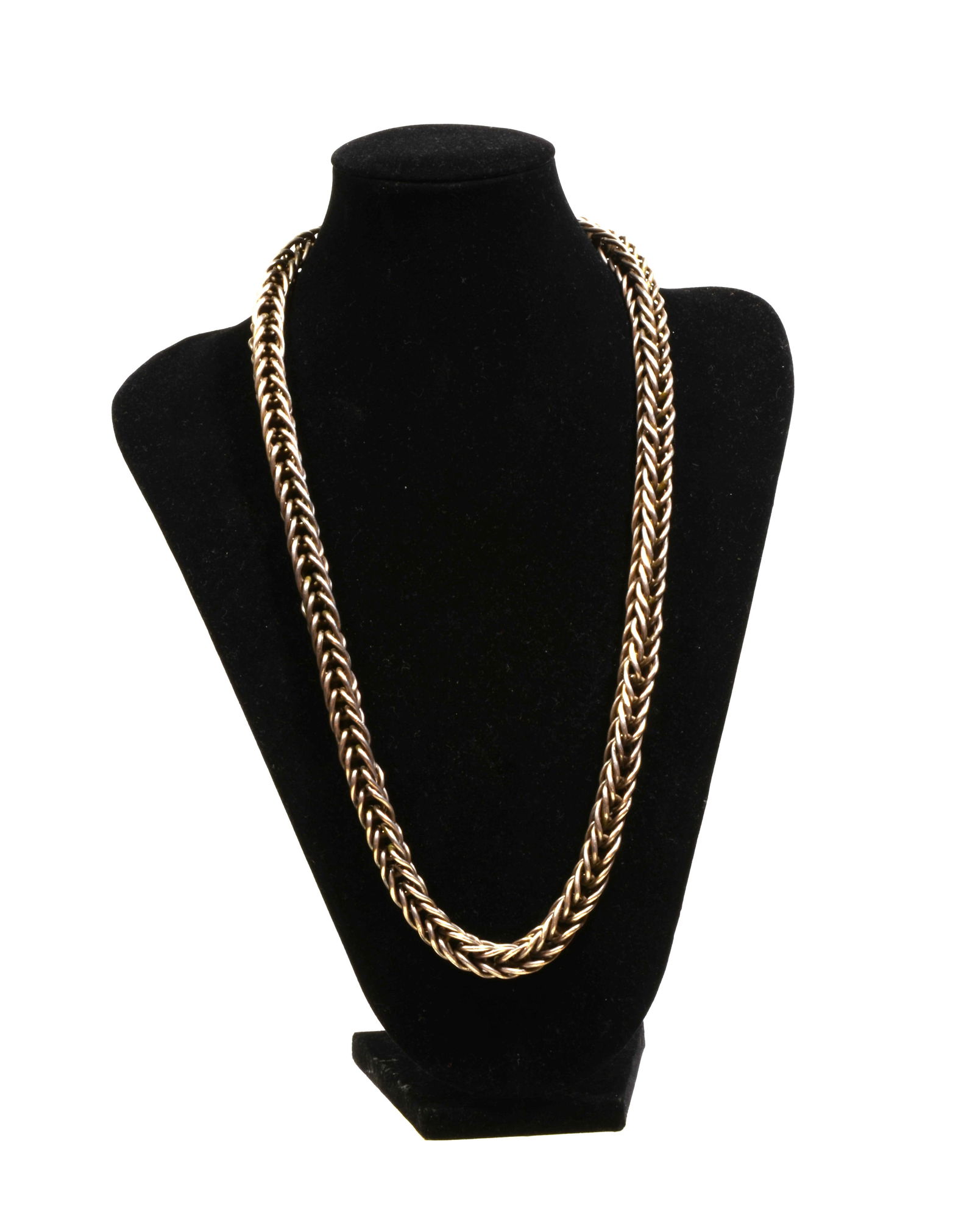 Himalayan Heavy Silver Braided Rope Chain (1 of 4)