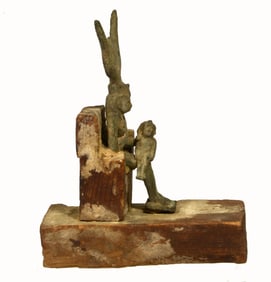 Egyptian Bronze Goddess Isis Nursing Horus