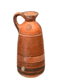 Cypriot Black-on-Red Ware Pottery Jug