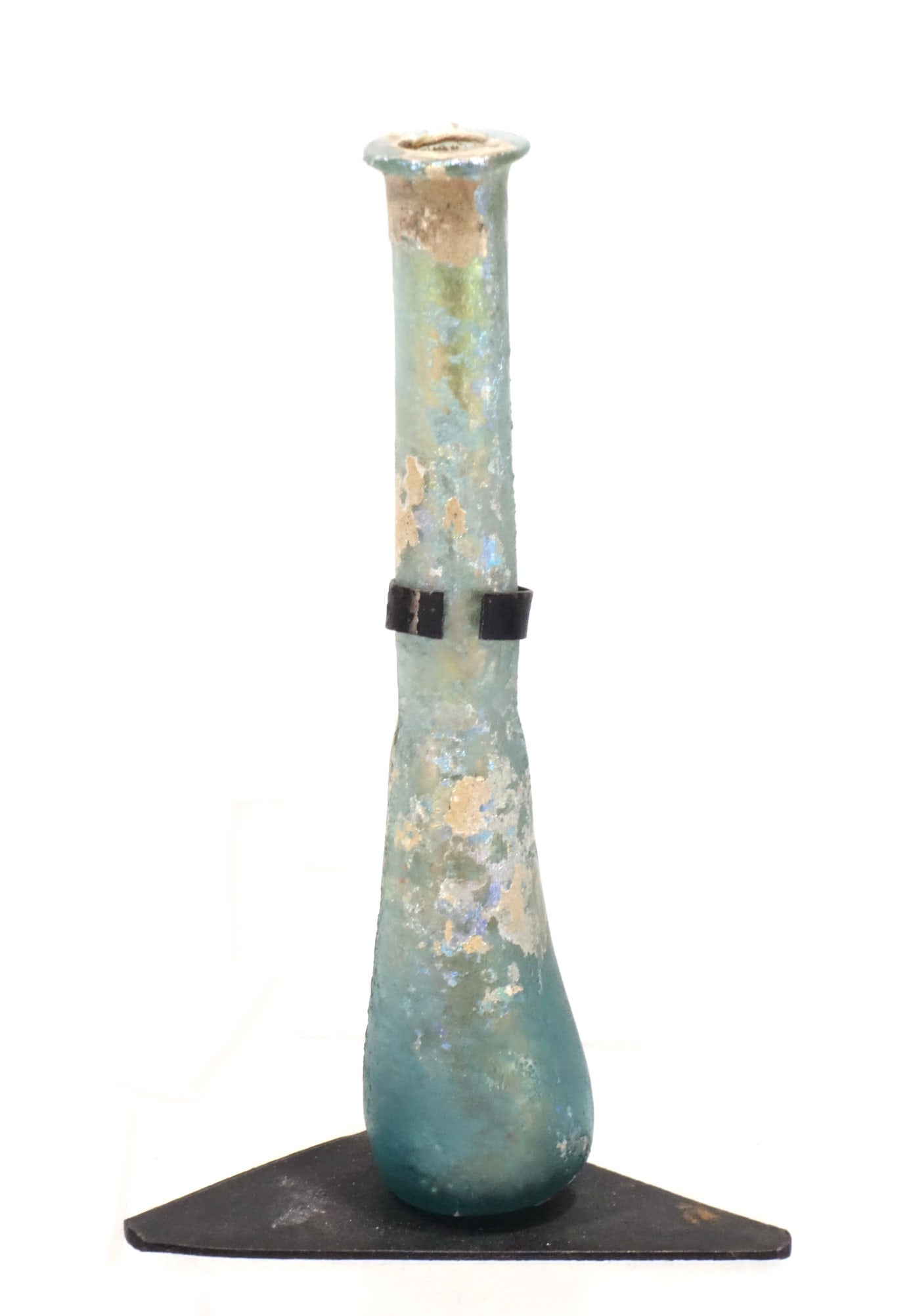 Roman Green Glass Unguentarium (1 of 4)