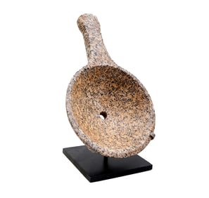 Roman Speckled Granite Stone Patera