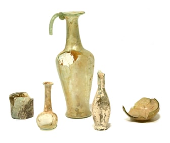 Roman Glass Fragmented Vessels (5)