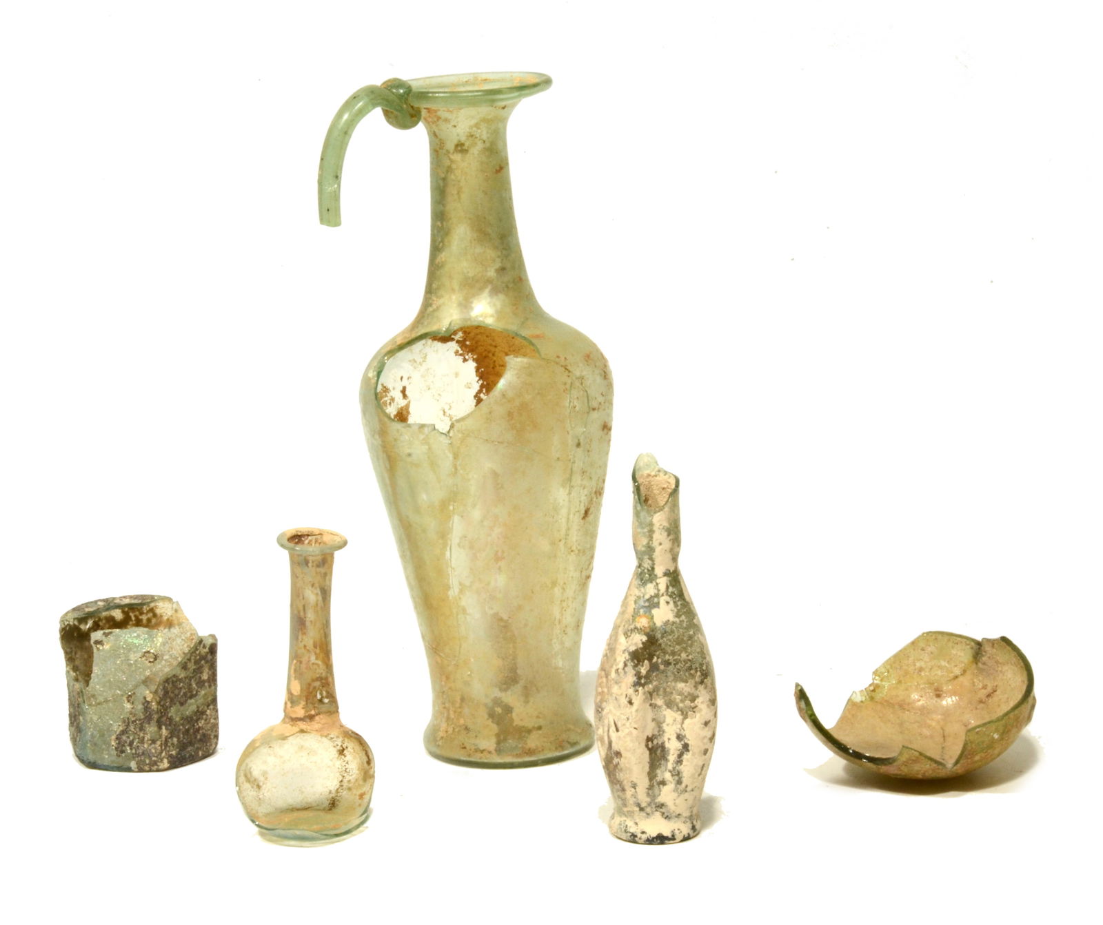 Roman Glass Fragmented Vessels (5) (1 of 5)