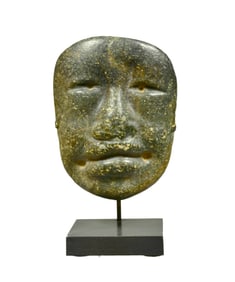 Olmec Serpentine Stone Masket