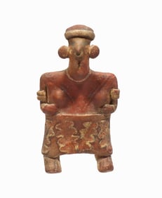 Pre Columbian Nayarit Pottery Female Figure