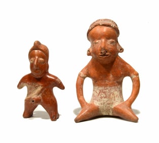 Colima Pottery Phumaco Pair Figures (2)
