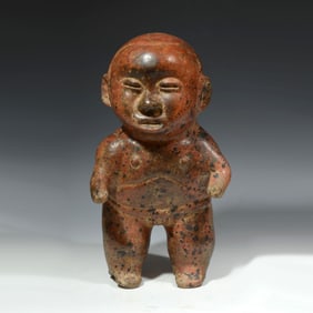 Colima Redware Pottery Dwarf