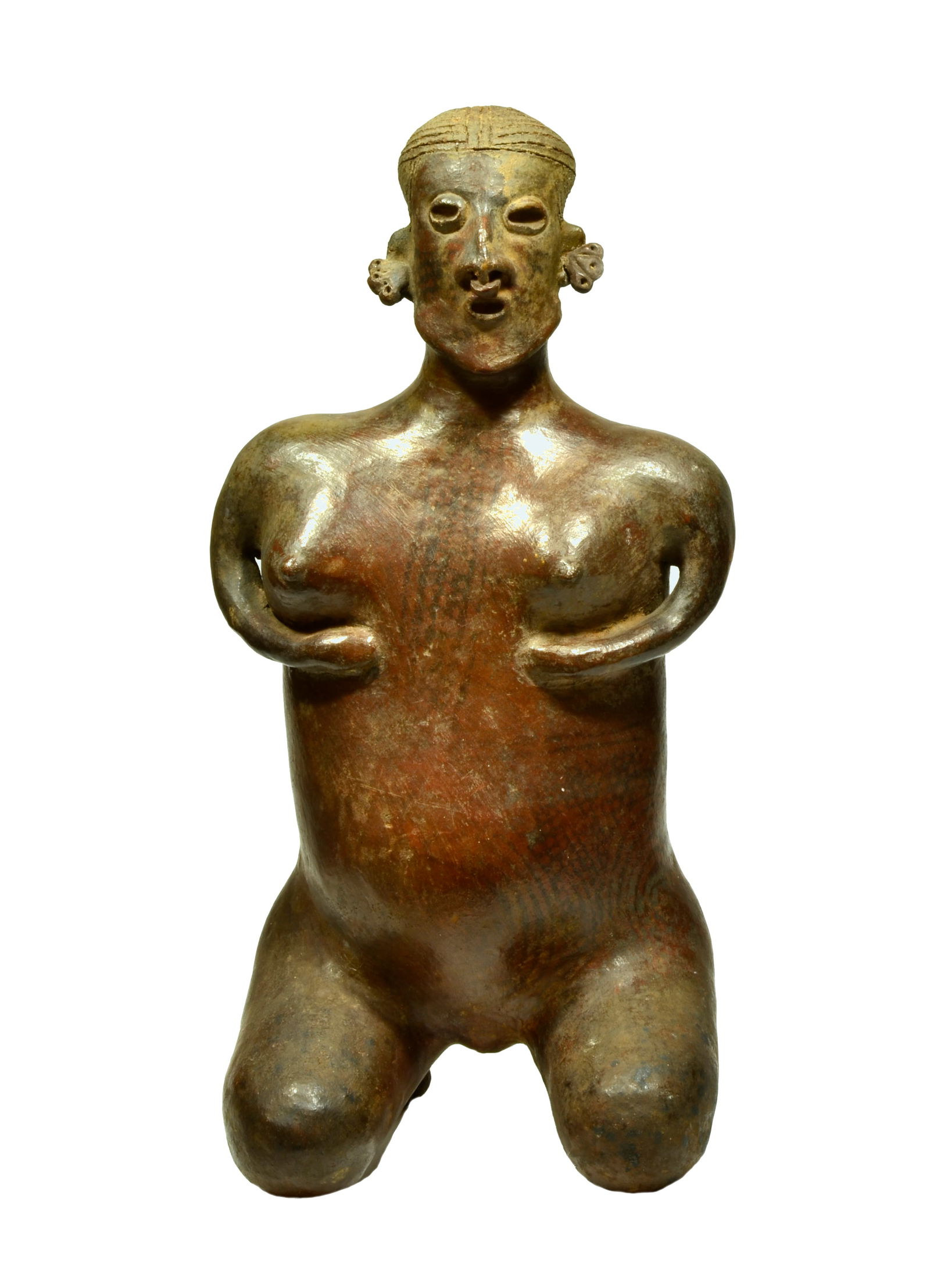 Large Nayarit Pottery Powerful Birthing Female (1 of 8)