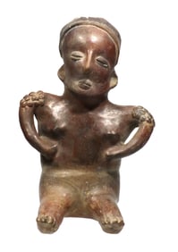 Nayarit Seated Female Effigy Figure