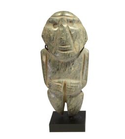 Mezcala Blue-Green Stone Standing Figure M-24
