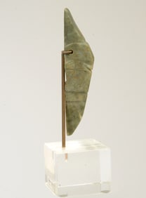 Maya Green Heirloom Jade Stone Bird Pendant