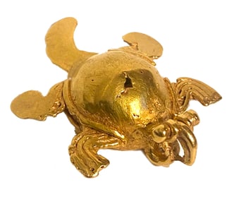 Gran Cocle Gold Creature Effigy Pendant Bell