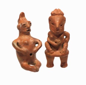 Costa Rican Polychrome Pottery Family