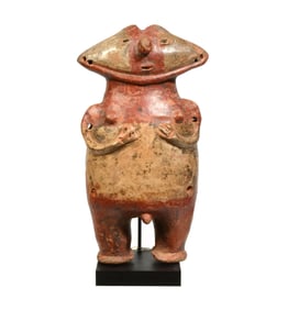 Sinu Abstract Elongated Face Effigy Figure