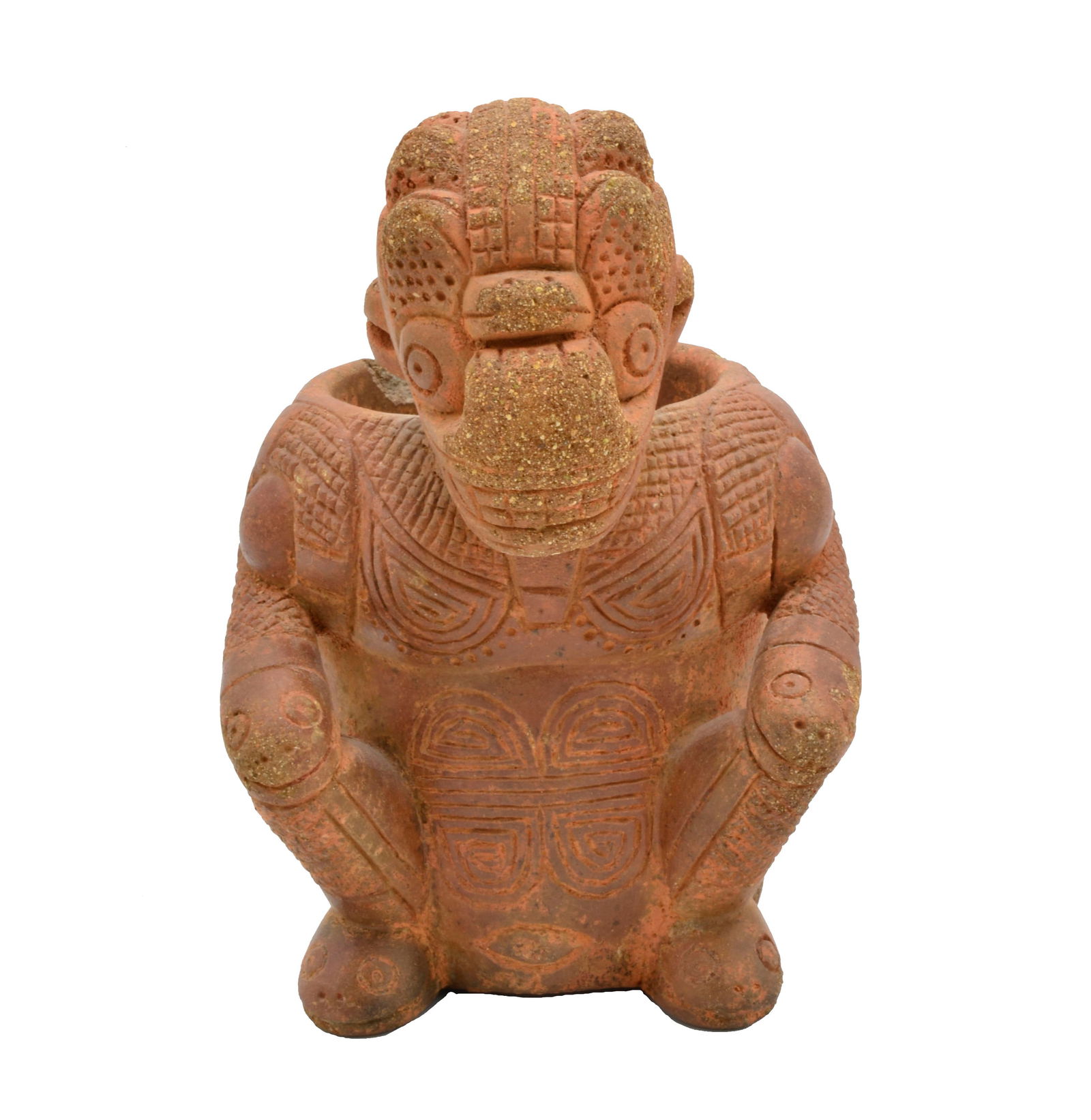 Calima Seated Male Cargador Jaguar Vessel (1 of 9)