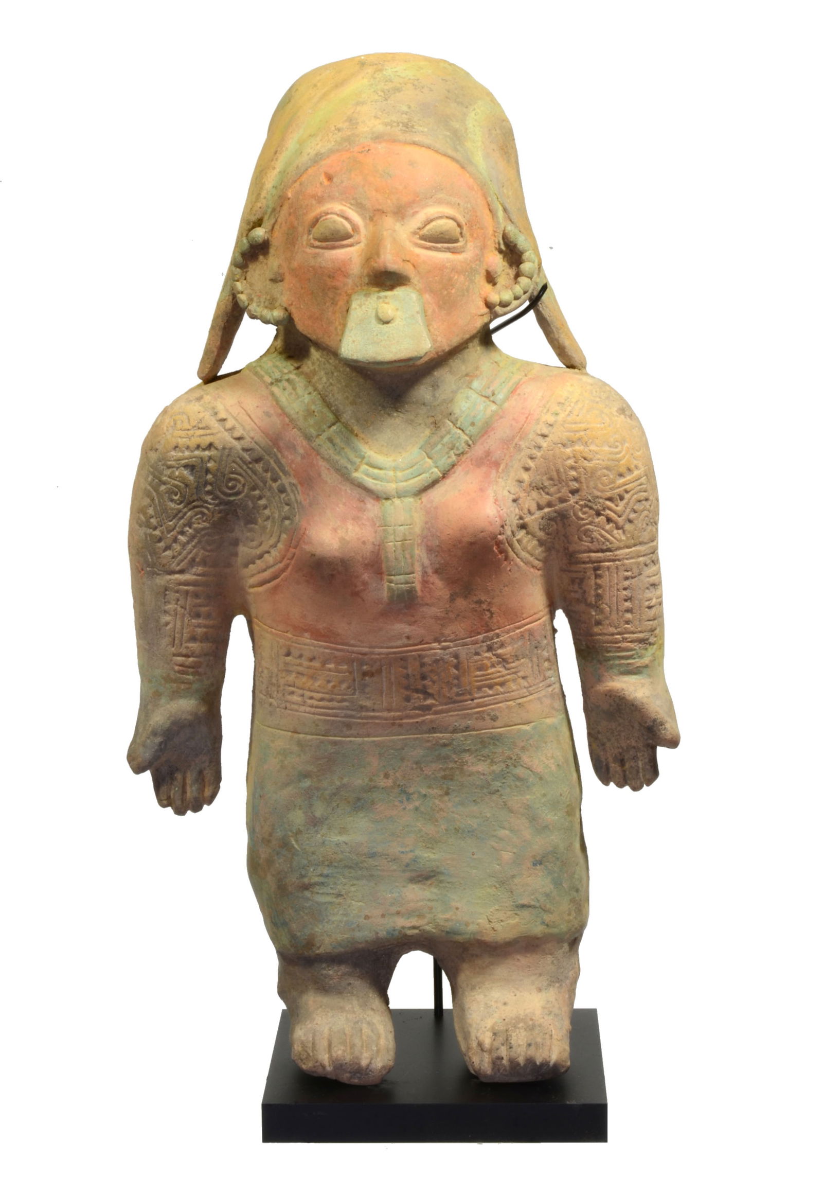 Jamacoaque Pottery Standing Votive Female (1 of 6)