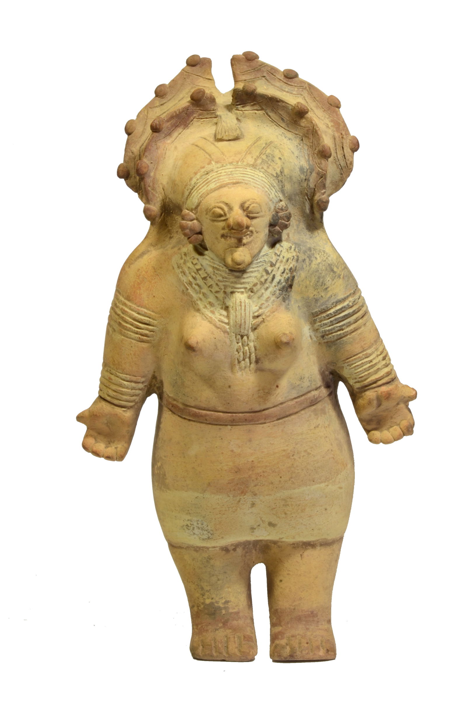 Jamacoaque Pottery Standing Votive Female (1 of 6)