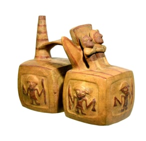Sican-Lambayeque Pottery Figural Vessel