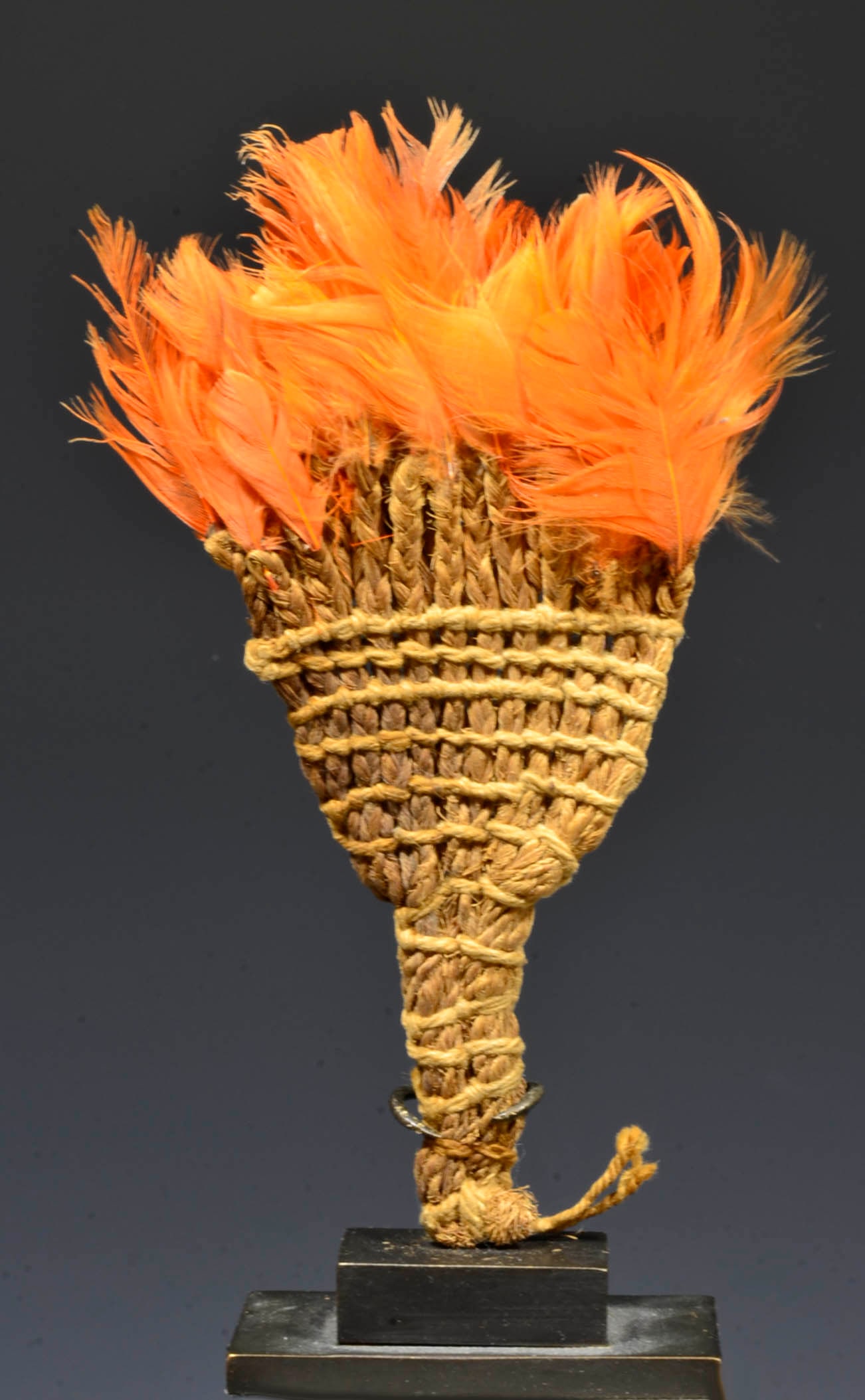 Chimu Woven Bird Feather Fan or Offering (1 of 2)