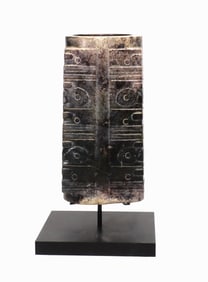 Chinese Neolithic Style Ritual Cong, Liang-Zhu Culture
