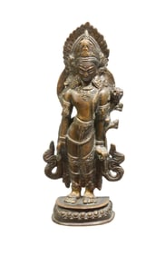 Nepalese  Bronze Standing Lakshmi