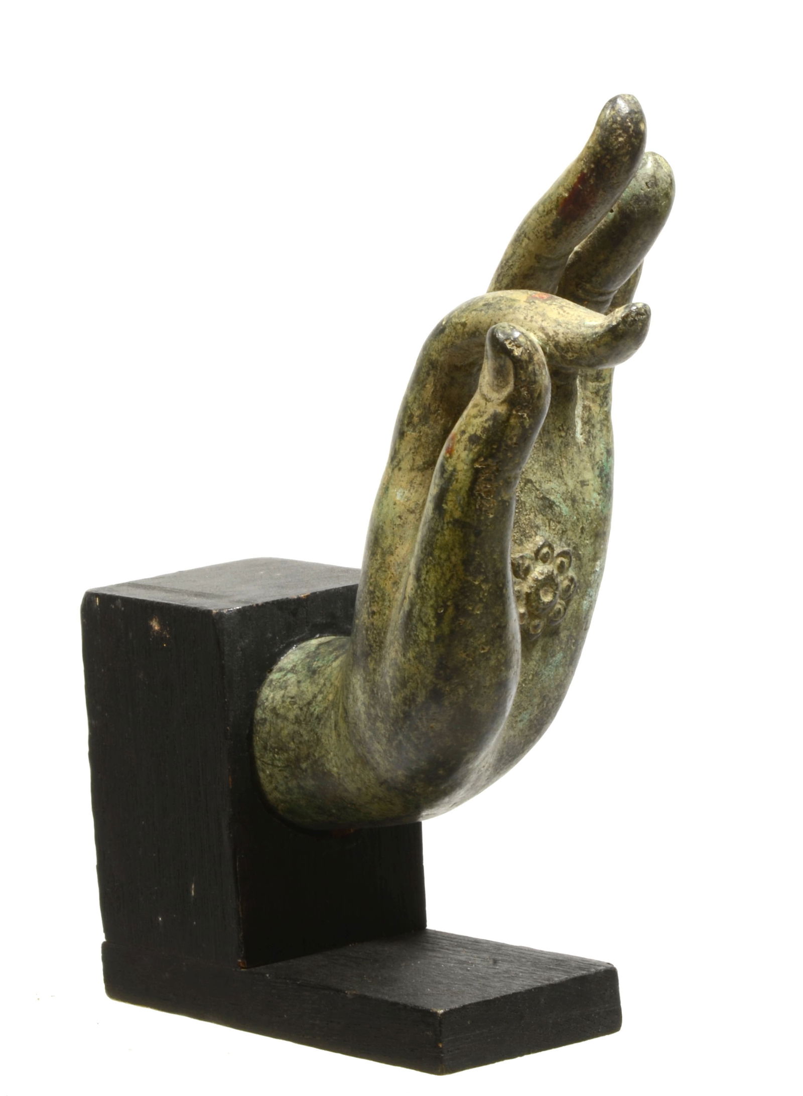 Thai Style Bronze Hand of Buddha (1 of 3)