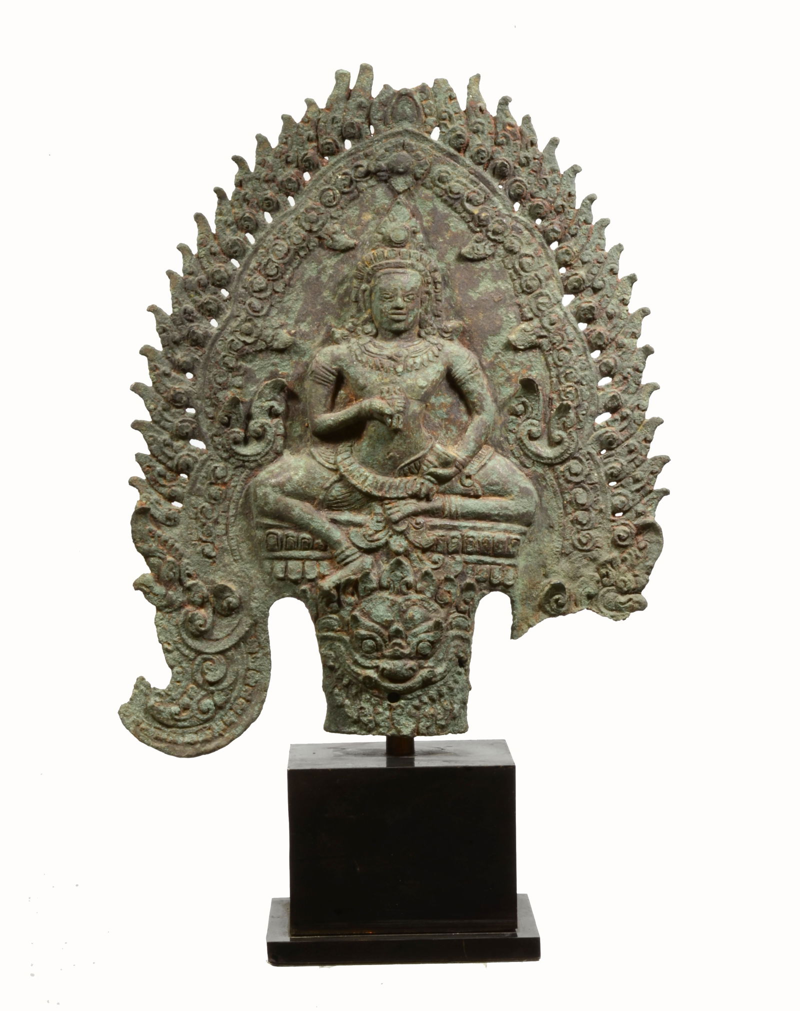 Khmer Bronze Cast Finial (1 of 6)