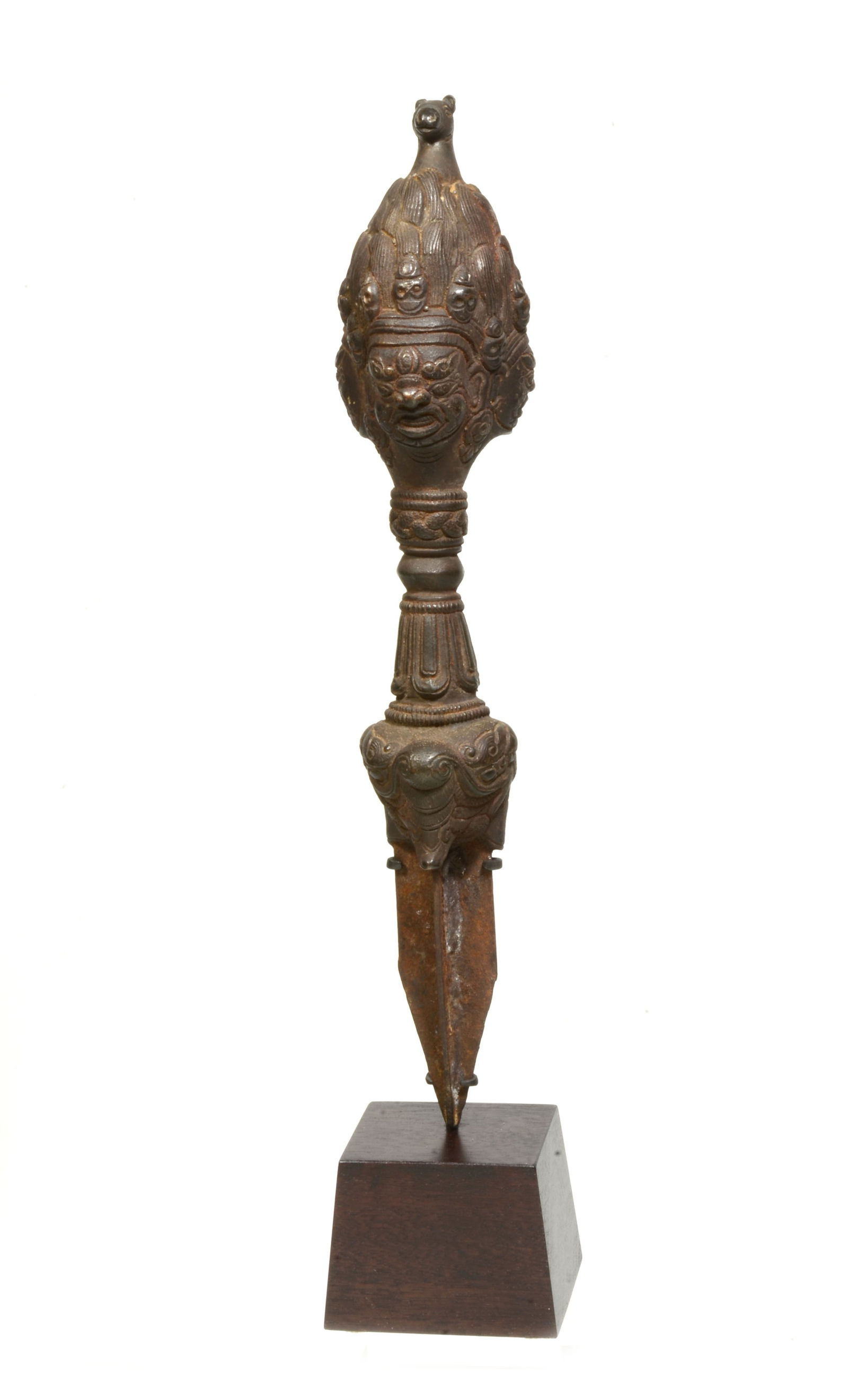 Tibetan Bronze Ritual Phurba (1 of 4)