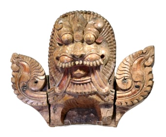 Indian Wood Winged Kirtimukha