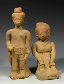 Indonesian Majapahit Pottery Couple