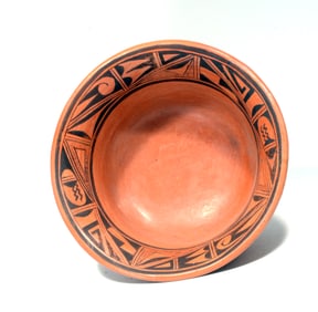Hopi Pueblo Pottery Bowl by Nancy Lewis