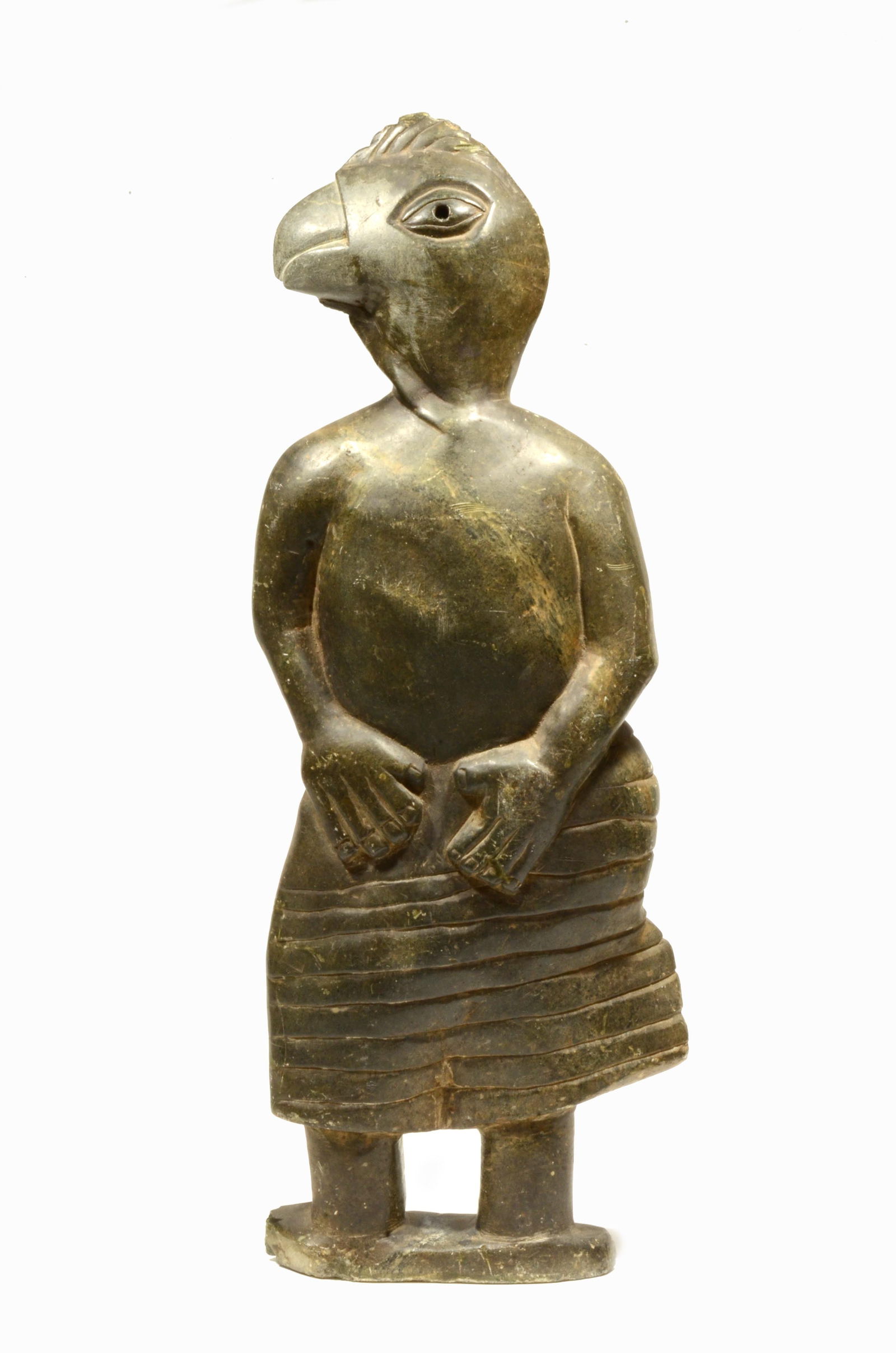 Shona Stone Carved Half Bird Half man (1 of 5)