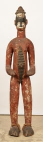 Large African Igbo Wood Ancestor Shrine Alusi Figure