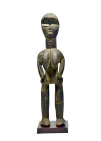 African Dan Wood Standing Female