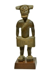 Chokwe Wood  Carved Ancestor figure