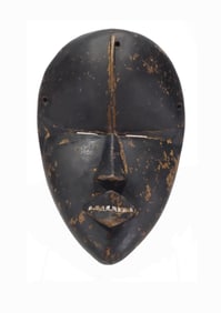 Dan Wood Carved Initiation Mask