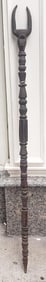 African Dan Taura Prestige Wood Staff